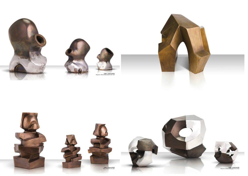 Các tác phẩm điêu khắc của Đinh Phong.