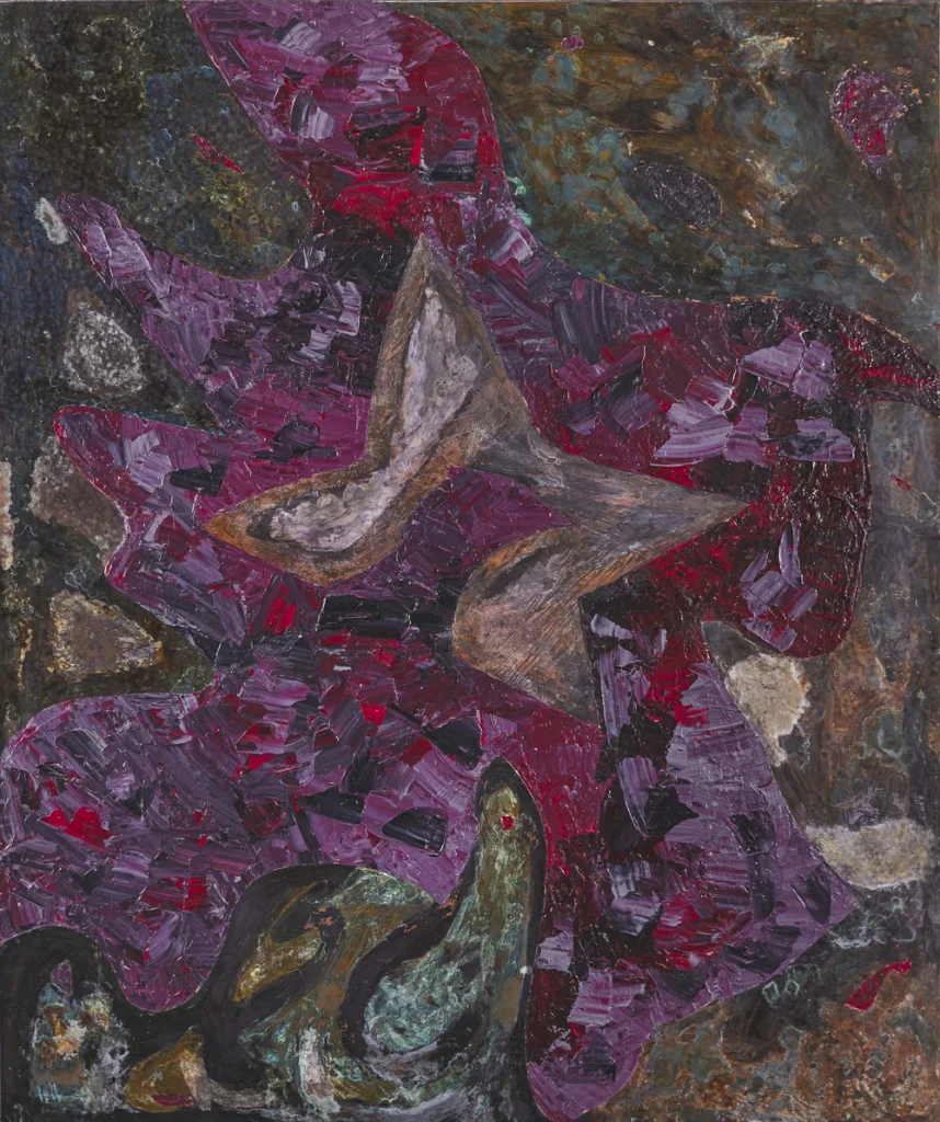 Họa sĩ Đinh Phong coi bề mặt kim loại như một cơ thể vật chất đang sống, đang phản ứng, đang biến đổi